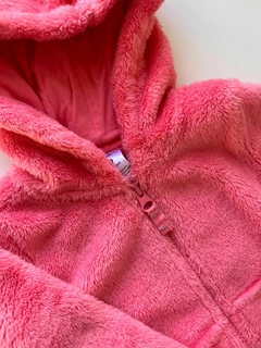 Campera peludita rosa con capucha Carters 9m(139)