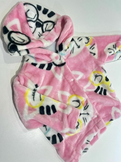 Campera de plush rosa dibujos Multimarca 9m (01) - comprar online
