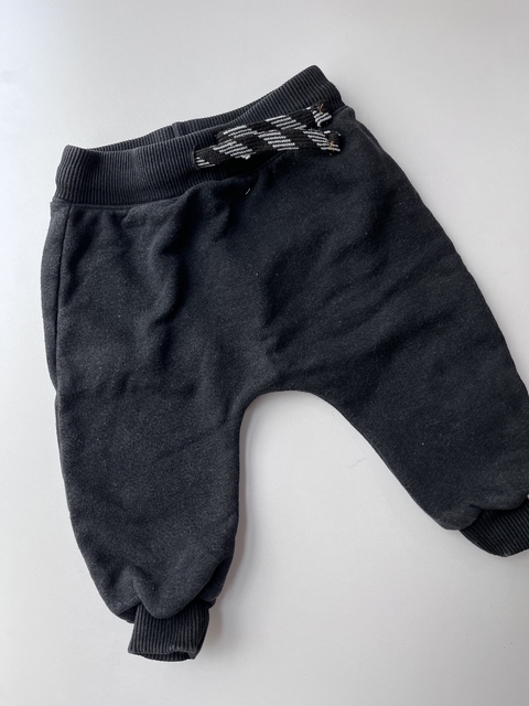 Jogging negro liso rustico Crayon 9m(99)