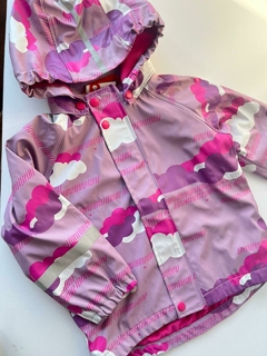 Campera engomada nubes violeta y rosa reina 2a (292)