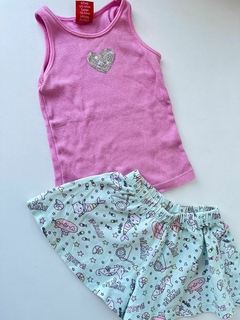 Musculosa rosa corazon lentejuelas Grisino 4-5a(302) - comprar online