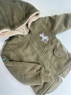 Campera verde unicornio corderoy por dentro Mimo 12m(01) - comprar online
