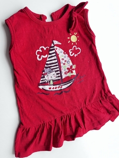 Musculosa roja corazones Mimo t4(133)