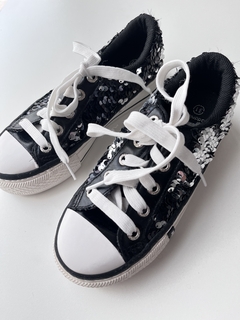 Zapatillas Adnnice negras lentejuelas t31(38) - comprar online