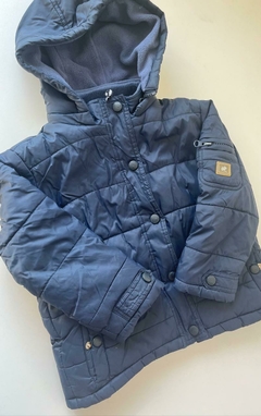 Campera azul inflable capucha baby cottons 3a(283)