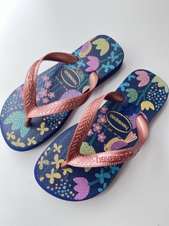 Ojotas azules Havaianas t33(38)detalle en internet