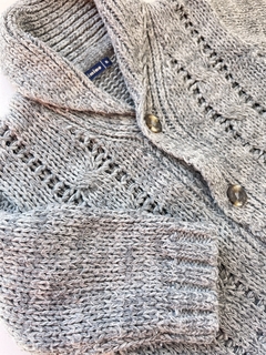 Cardigan gris tejido mimo t12m (49) - comprar online