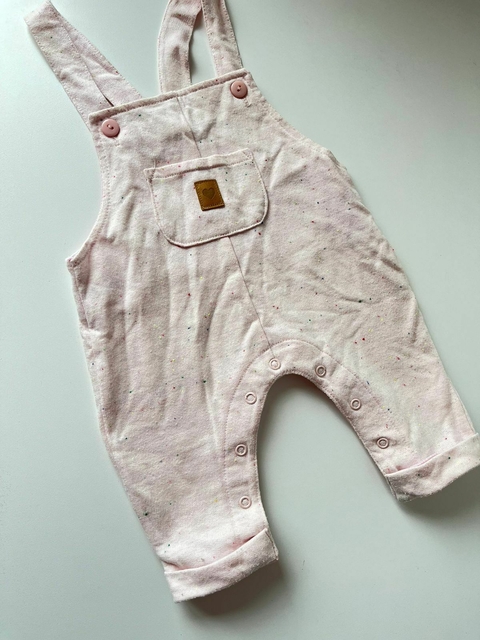 Jardinero rosa algodón rustico crayon 3m(124)