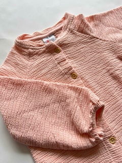 Campera rosa de bambula teddy boom 9-12m(234)