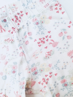Calza rosa flores y conejo Cheeky t3m (182) - comprar online