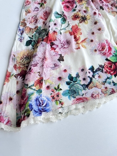 Vestido musculosa floreado Litlle akiabara 9m (145) - comprar online