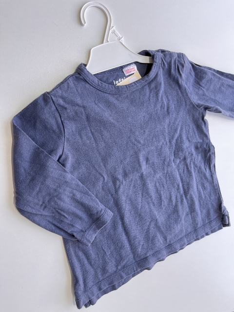 Remera azul ZArA t9-12m(76)