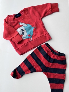 Conjunto de dos piezas Rojo owoko trn-3m (172)