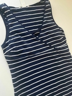 Musculosa maternidad azul lineas H&M XS(283) - comprar online