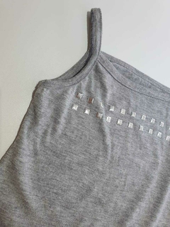 Musculosa gris lentejuelas importada 6a (38) - comprar online
