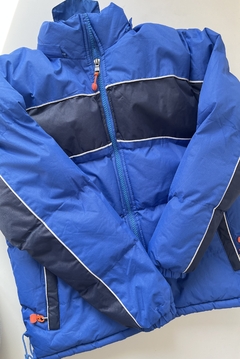 Campera inflable azul con negro American exchange t12a (210)