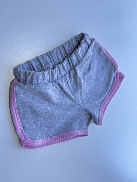 Short gris con rosa dino Grisino t9m(18)