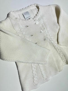 Saco blanco tejido Crayon 2a(01) - comprar online