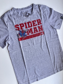 Remera gris mc hombre araña Adidas 9-10a(176)