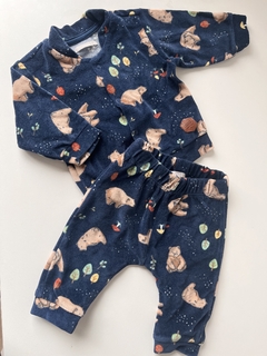Dúo azul oso Plush T6m Mimo (155)