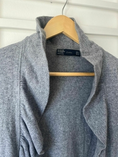 Saco gris tejido hilo volados zara T.M (ci 06) - Indy circular