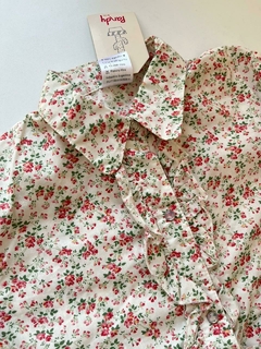 Camisa ml flores volados pandy 10a(278) - comprar online