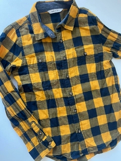 Camisa ml azul y amarillo Fuzarka 9-10a(332)
