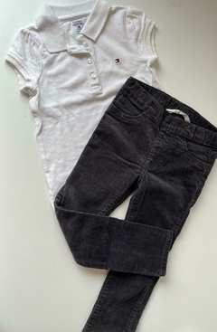 Pantalon corderoi gris chupin H&M 3-4a (283) - comprar online