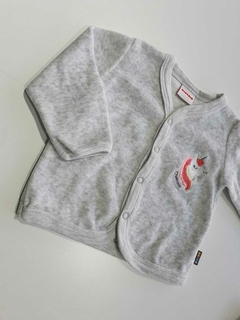 Saquito plush gris owoko 3m(127)