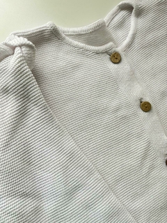 Saco wafle blanco liso crayon 10a(273) en internet