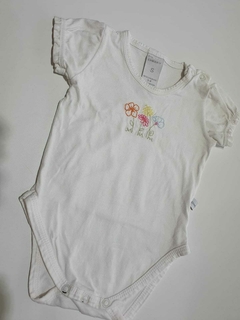 Body mc blanco flores bordadas cheeky 3m(301)