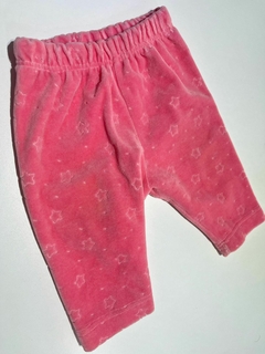 Pantalon de plush rosa estrellas Mimo rn(01) - comprar online