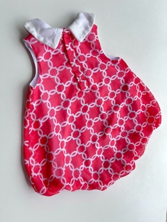 Romper de gasa salmon con cuello Baby essentials 6m (20)Segunda oportunidad - comprar online