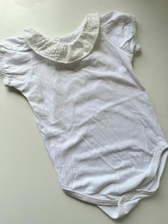 Body blanco mc cuello broderi crayon 2a(71)