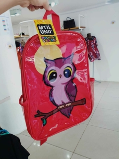 Mochila roja buho util uno (141)