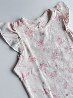 Musculosa blanca flores mini Cheeky T3-6m (108) en internet
