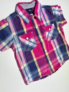Camisa mc rosa y azul Mimot3a (320) - comprar online