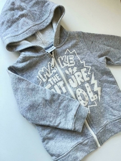 Campera gris "the future" grisino 3-4a(260)SEGUNDA SELECCION