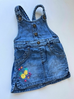 Jumper de jean piñas ficus 6-12m(225)