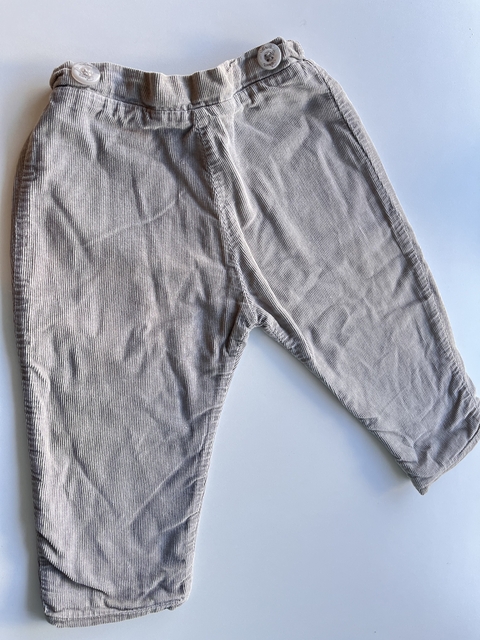 Pantalon gris forrado algodon Broer T3-6m (17)