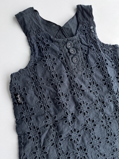 Vestido negro broderi cheeky 6a(152) - comprar online