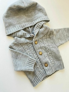 Saquito tejido gris little paradise rn(153)