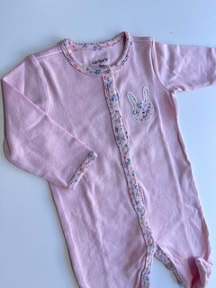 Enterito rosa con flores y conejito Carters t3m(157) - comprar online