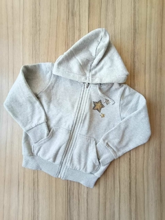 Campera gris de estrellas frisa fina Mimo 6a (87)