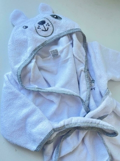 Toallon blanco con capucha michy baby TU (295) - comprar online