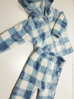 Conjunto chaleco + pantalon azul y gris Broer 3m(356) - comprar online
