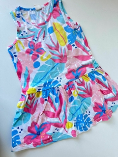Vestido de algodon floreado cheeky 4a(228)