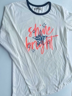 Remera ml blanca "shine" Wanama 14a(154)