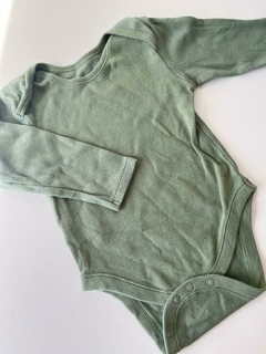 Body ml verde liso algodon primark 12-18m(42)