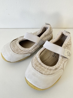 Zapatillas blancas tela con abrojo Diuff t22(227) - comprar online
